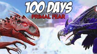 I Spent 100 Days In Ark Primal Fear... Heres What Happened