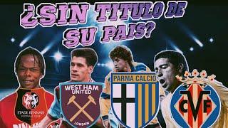 EQUIPOS SIN GANAR EN LIGA  SIN TITULOS LOCALES  ¿NUNCA han GANADO UN TITULO?