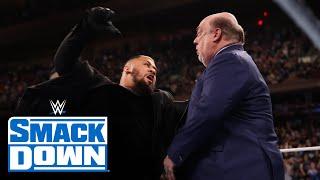 Paul Heyman refuses to acknowledge Solo Sikoa and pays dearly SmackDown highlights June 28 2024