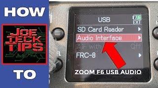 The Zoom F6 as an audio interface for the PC  HOW TO  JoeteckTips