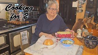 Cooking for 2  Small recipe for Lasagna Small recipe for Loaf of bread Frugal cooking