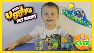 РАСПАКОВКА СЮРПРИЗОВ Ugglys Pet Shop Сrashlings Angry Birds Surprise Pack Toy Review Unboxing