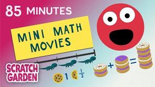 Mini Math Movies Compilation  Math Video Collection  Scratch Garden