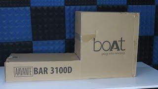 Boat Aavante 3150D3100D Dolby 5.1 Soundbar UNBOXING REVIEW  260watts RMS POWERFUL SOUND ONLY 13K