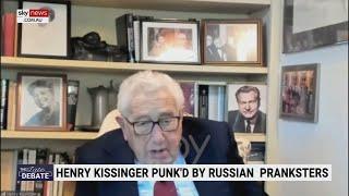 Henry Kissinger pranked into thinking he was speaking to Zelensky by Russian comedians