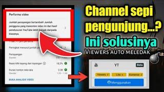 5 MENIT VIEWERS MELEDAK CUMA PAKAI HP  CARA MENAMBAH VIEWERS YOUTUBE 2022 AMAN PERMANEN