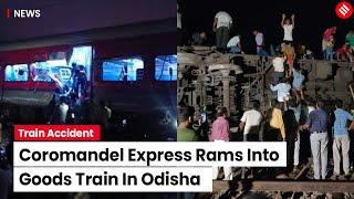 Coromandel Express Accident Coromandel Express Rams Into Goods Train In Odisha Casualties Feared