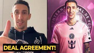 FINALLY Angel di María reached an AGREEMENT to join MESSI at Inter Miami  Football News Today