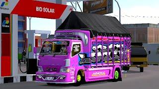 Share...Livery Truck Canter Samox S6 Mboiss Suspensi Real MengOleng