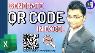 Generate QR Code in MSExcel #AskExcelKing #ExcelKing2020 #JMD #JH #exceltips #exceltricks #ytshorts