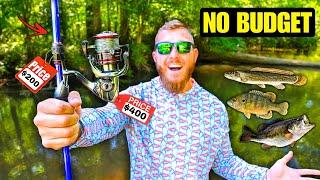 Building the MOST EXPENSIVE Spinning Combo Creek Fishing Adventure