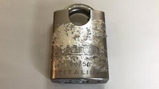 593 Gallium vs. Titalium - Abus Padlock Meets a Gruesome End