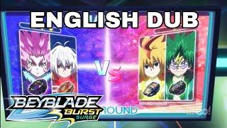 Beyblade Burst Surge EP 23  English Dub  Shu & Lane Vs Free & Silas