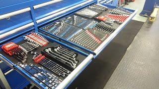 filling up my new tool boxwrench drawer