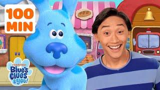 Blue and Josh Skidoo and Find Clues around the Neighborhood   1+ Hour  Blues Clues & You