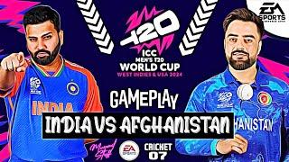 India vs Afghanistan ICC T20 WC24 Gameplay
