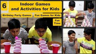 6 Indoor Games and Activities for kids at home  Birthday Party Games for Kids  Summer Games 2024