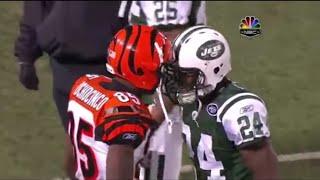 Chad Ochocinco vs Darrelle Revis 2009-10 wk 17  WR vs CB Matchup