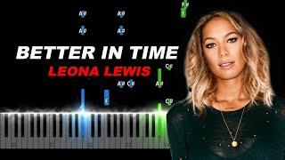 Leona Lewis - Better in Time Piano Tutorial