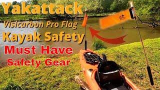 Yakattack Visicarbon Pro Safety Flag Kayak Safety