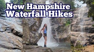 3 Gorgeous and Easy Waterfall Hikes in New Hampshire  a day of me working on a secret project