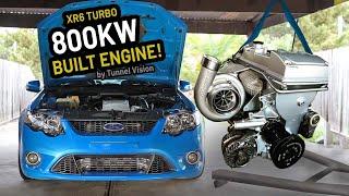 FG XR6 Turbo Lemon gets a new BUILT ENGINE capable of 800RWKW Tunnel Vision Barra Build