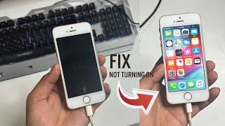 How to fix iPhone not turning on while charging  iPhone not turning on while charging 
