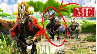 HIDING FROM A SERVER AS A DINO… AGAIN  ARK Survival Evolved