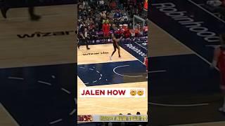 JJ jumped into OUTER SPACE  #dunk #hawks #nba #jalenjohnson