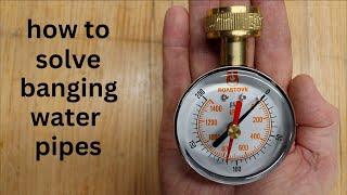 How To Fix ● Banging Rattling Hammering Water Pipes In Your House 