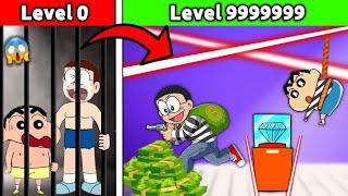 Shinchan Became Max Level Criminal   Funny Game Roblox 