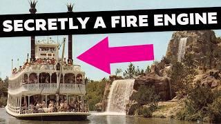 How Disneyland Hid A Giant Fire Engine  4 Rare Disneyland Oddities