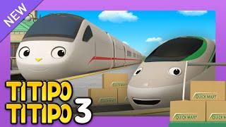 TITIPO S3 EP24 Xingxings new job l Cartoons For Kids  Titipo the Little Train