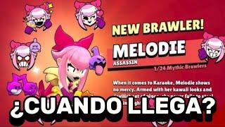 FECHA DE LA NUEVA BRAWLER MELODIE GADGETS Y ESTELARES