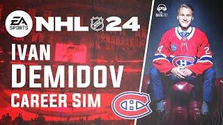 NHL 24  FULL IVAN DEMIDOV CAREER SIMULATION