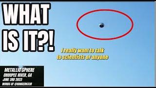 CLEAR FOOTAGE Mysterious UFO  captured by Georgia security cameras.