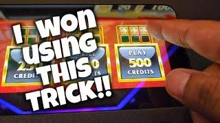 I Won So Much Money On This Slot Machine USING THIS TRICK