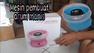 Unboxing mesin pembuat arum manis