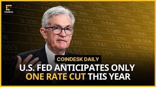 Fed Sees One Rate Cut This Year CRV Slides as Curve Founder Faces Liquidation Risk  CoinDesk Daily