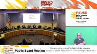 PSUSD Board Meeting 4.23.2024