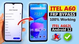 itel a60 frp bypass itel a60 android 12 frp bypass itel A662L frp bypass