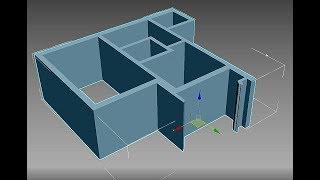 Дизайн интерьера в 3ds Max. Создание плана квартиры и стен