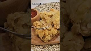 تا حالا تخم مرغ سوخاری خوردی؟  غذای ساده و ارزان  fried crispy egg #آشپزی_آسان #food