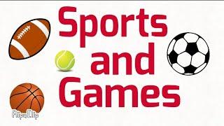 Learn names of Sports and games in EnglishEnglish vocabulary for kids and beginners