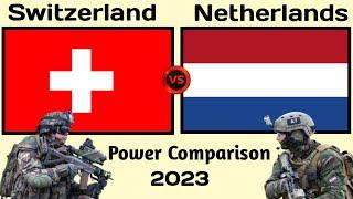 Switzerland vs Netherlands military power comparison 2023  World military power  Swiss military