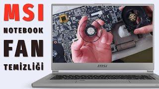 MSI Dizüstü Bilgisayarın Fan Temizliğini Yaptık  MSI P65 Creator 9SE Fans Cleaning & RAM Upgrade
