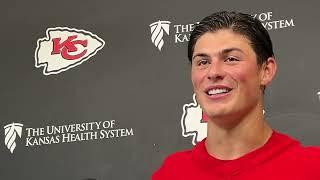 Chiefs RB Louis Rees-Zammit Rookie Minicamp Press Conference May 6 2024