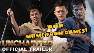 Uncharted movie trailer with game thememusic