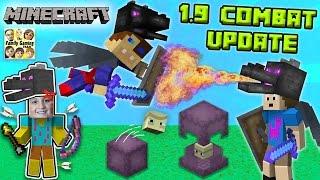 ENDER FIGHTERS? WHAT THE SHULKER? Minecraft 1.9 Combat Update  FGTEEV Dad vs. Sons Battle