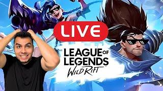 Ao Vivo Live WildRift GamePlay - Meta 1 Monster do Dia